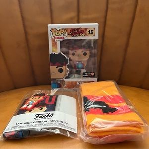 NIB Funko Street Fighter Ryu limited edition gamestop collectors box
